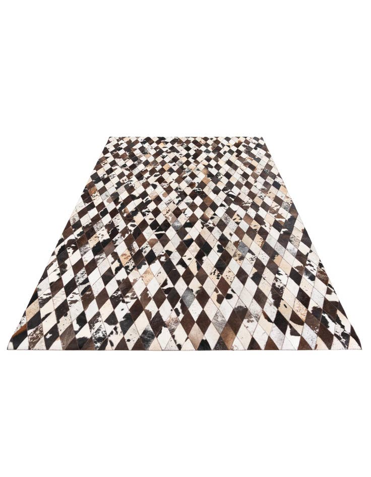 Detail image of 6' 9 x 9' 11 Cowhide Stocks Rug