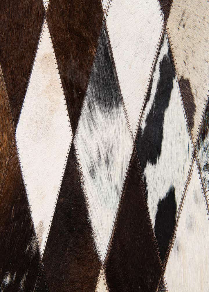 6' 9 x 9' 11 Cowhide Stocks Rug