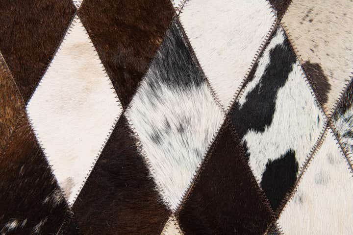 6' 9 x 9' 11 Cowhide Stocks Rug