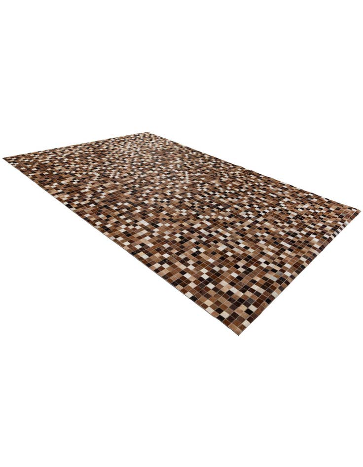 Detail image of 6' 8 x 9' 10 Cowhide Stocks Rug