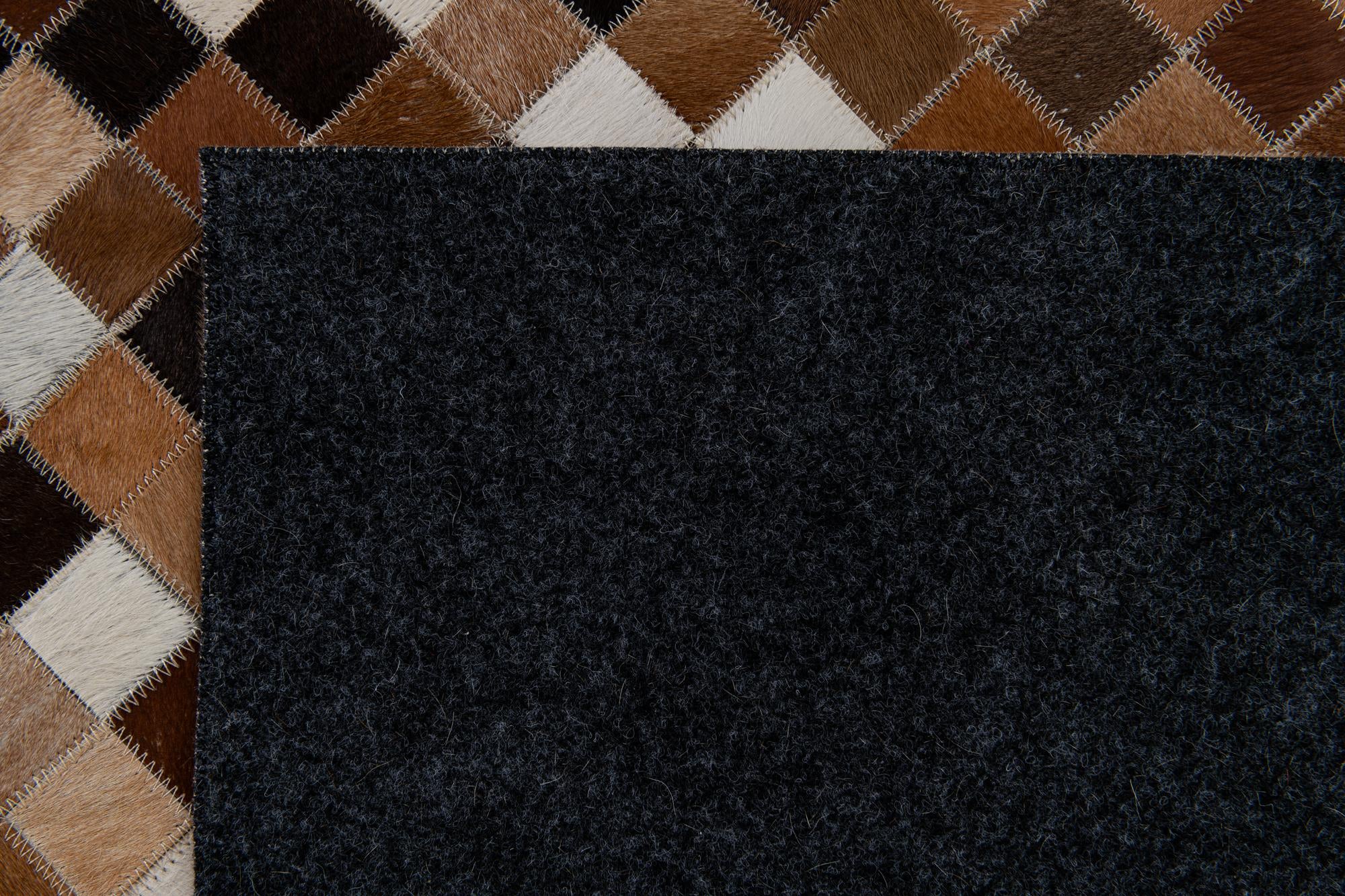 6' 8 x 9' 10 Cowhide Stocks Rug