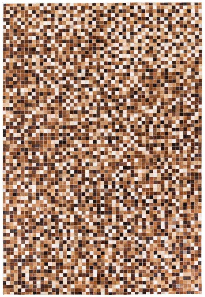 6' 8 x 9' 10 Cowhide Stocks Rug