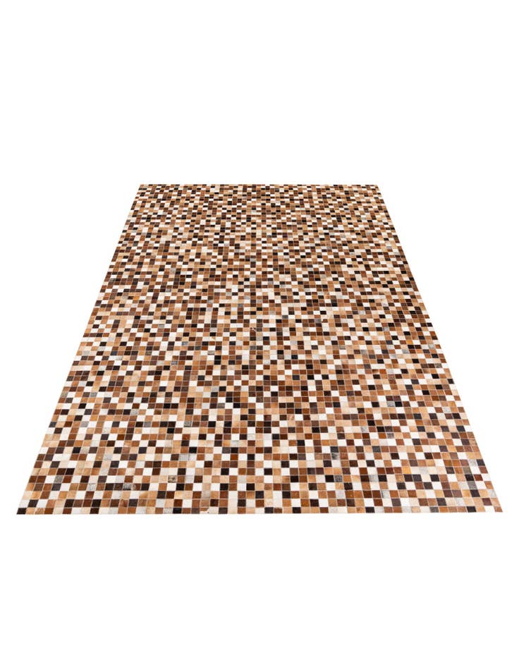 Detail image of 6' 8 x 10' Cowhide Stocks Rug