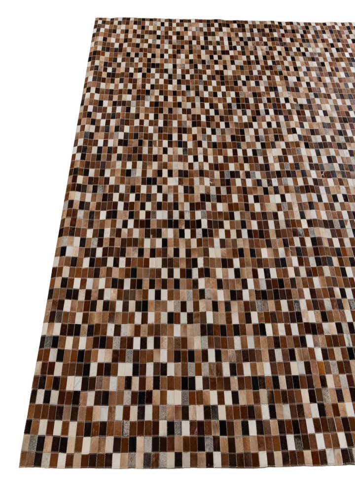 6' 8 x 10' Cowhide Stocks Rug