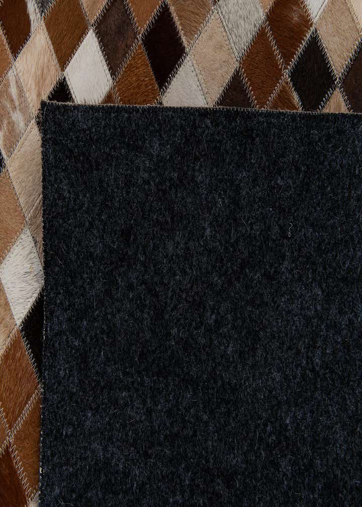 6' 8 x 10' Cowhide Stocks Rug