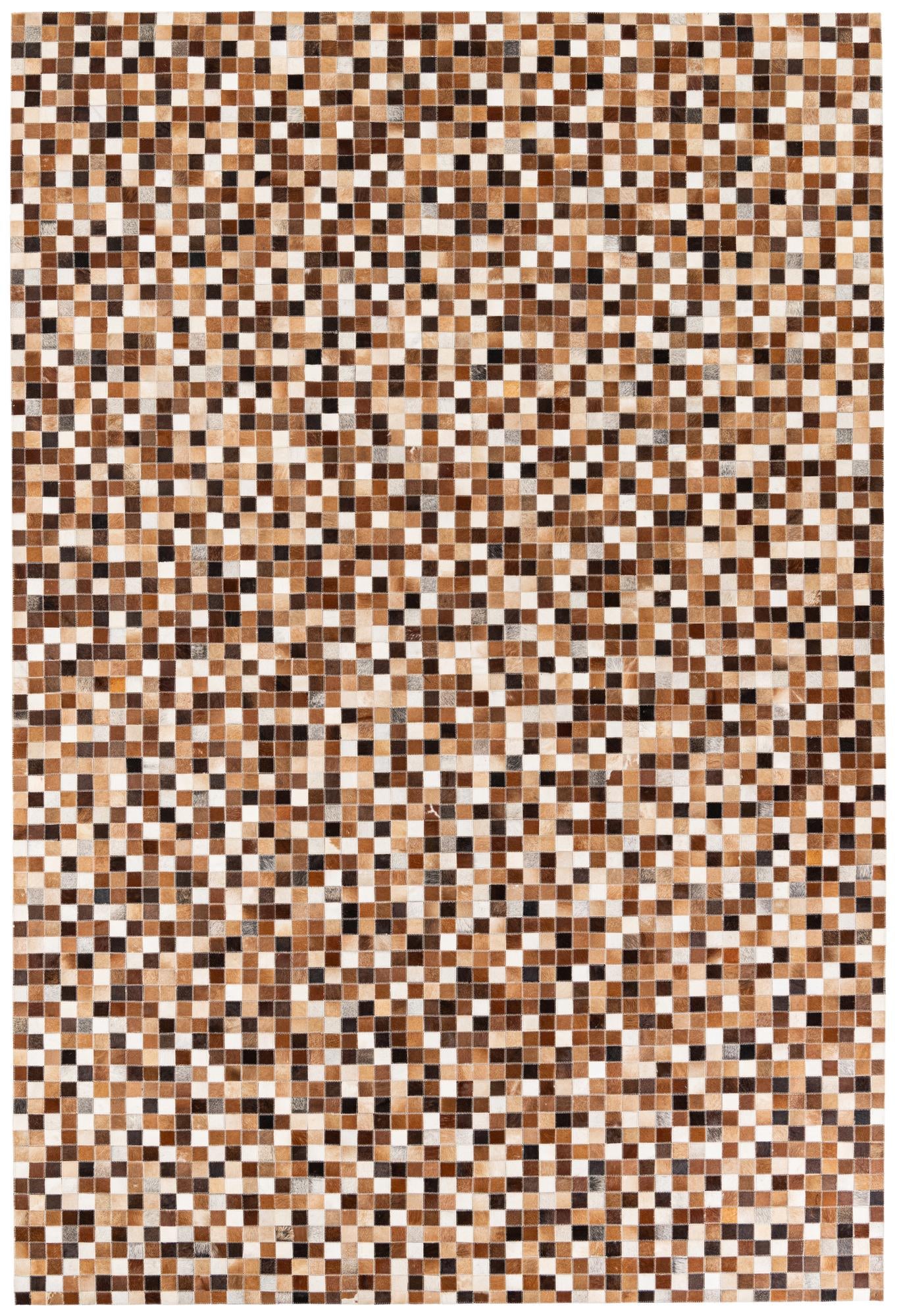 6' 8 x 10' Cowhide Stocks Rug