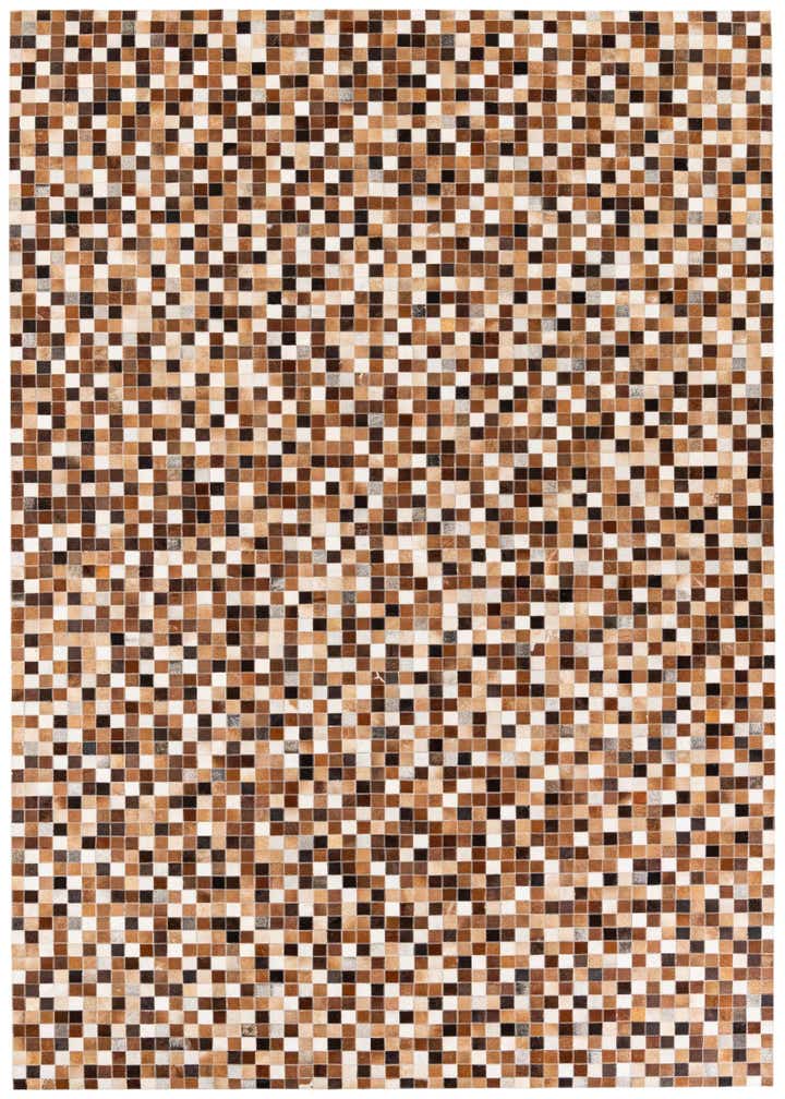 6' 8 x 10' Cowhide Stocks Rug