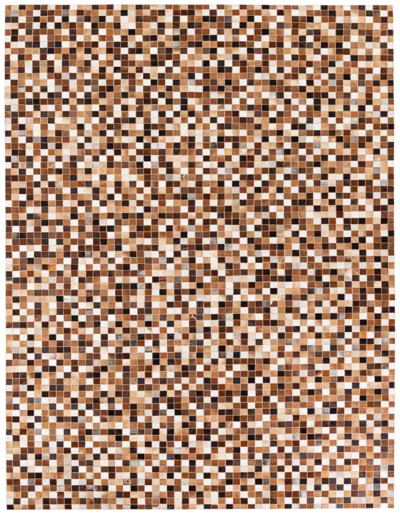 6' 8 x 10' Cowhide Stocks Rug