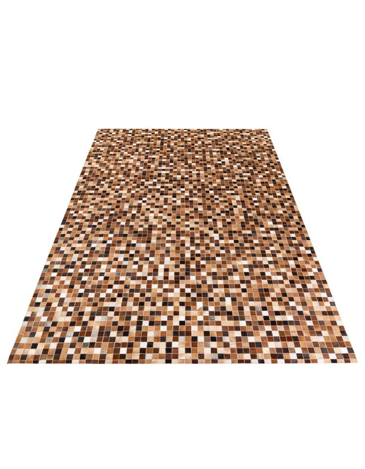 Detail image of 6' 8 x 9' 11 Cowhide Stocks Rug