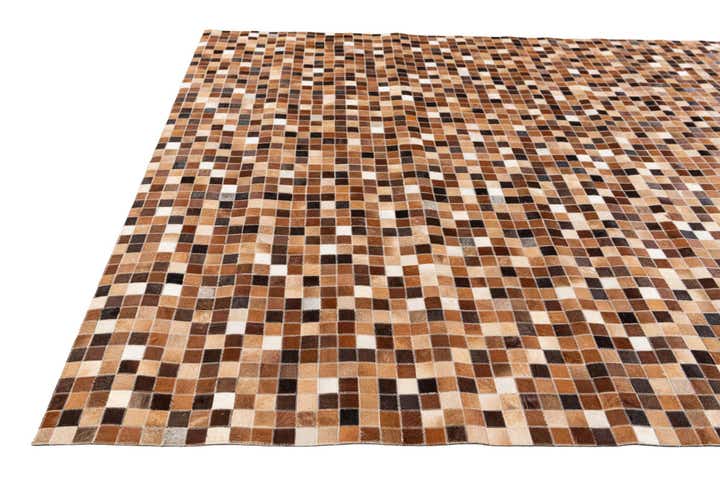 6' 8 x 9' 11 Cowhide Stocks Rug