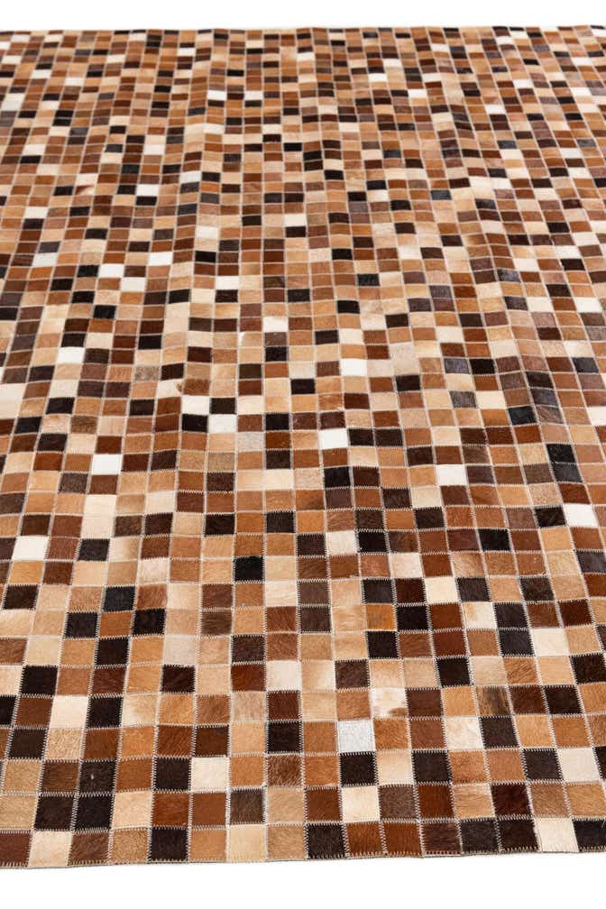 6' 8 x 9' 11 Cowhide Stocks Rug
