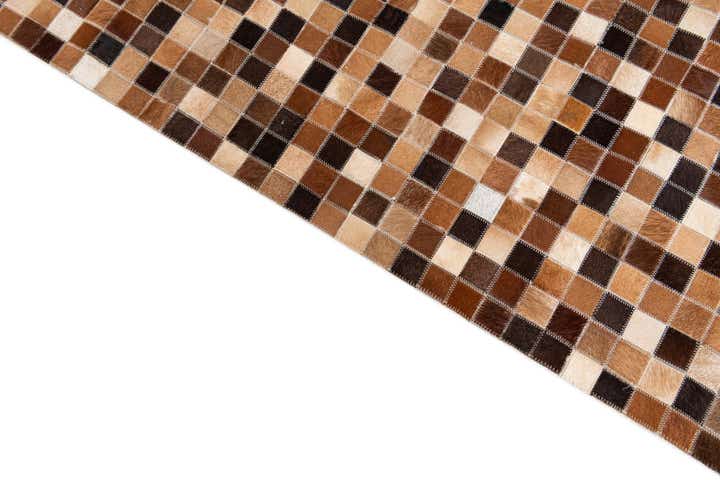 6' 8 x 9' 11 Cowhide Stocks Rug