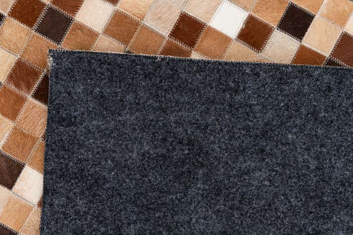 6' 8 x 9' 11 Cowhide Stocks Rug