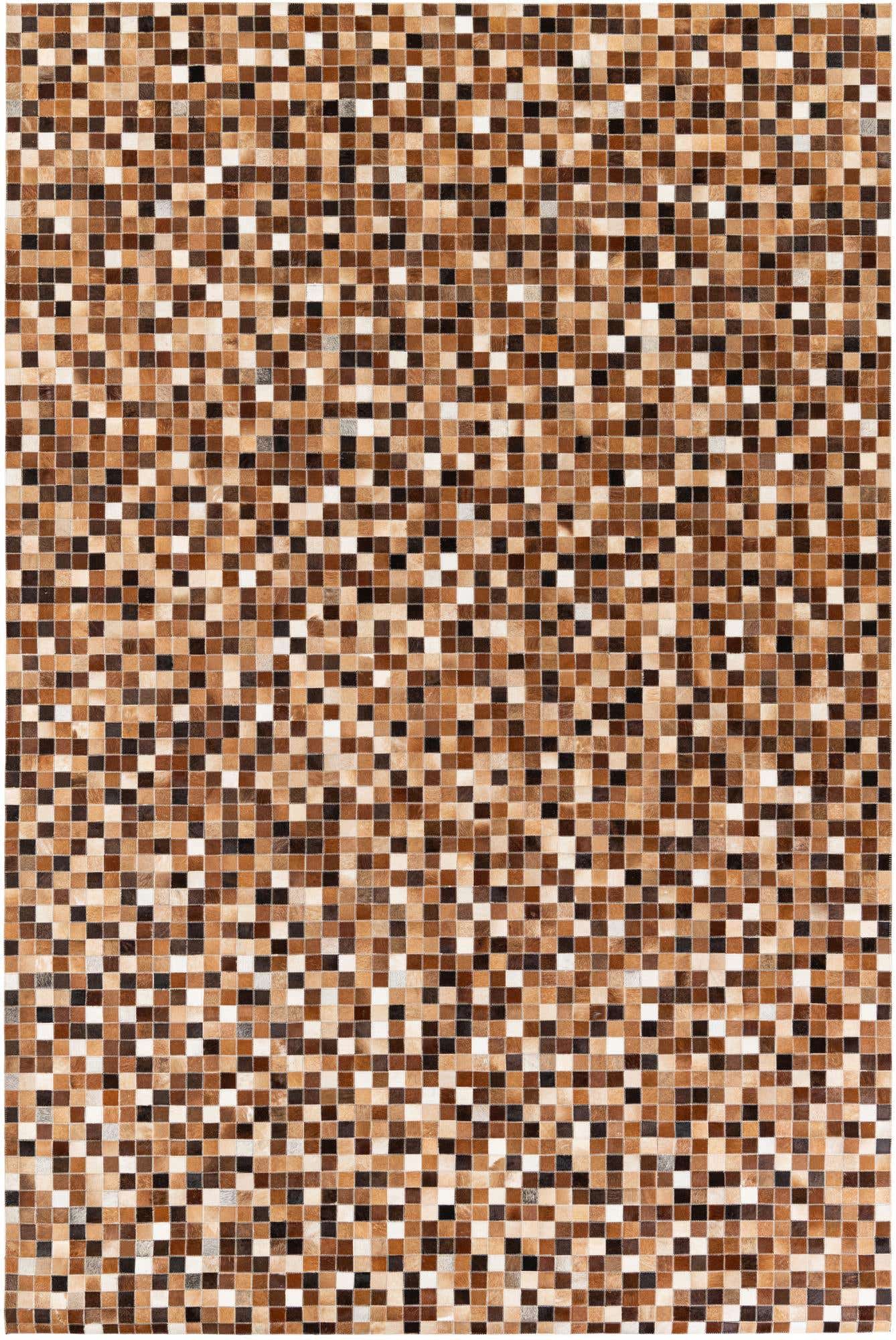 6' 8 x 9' 11 Cowhide Stocks Rug