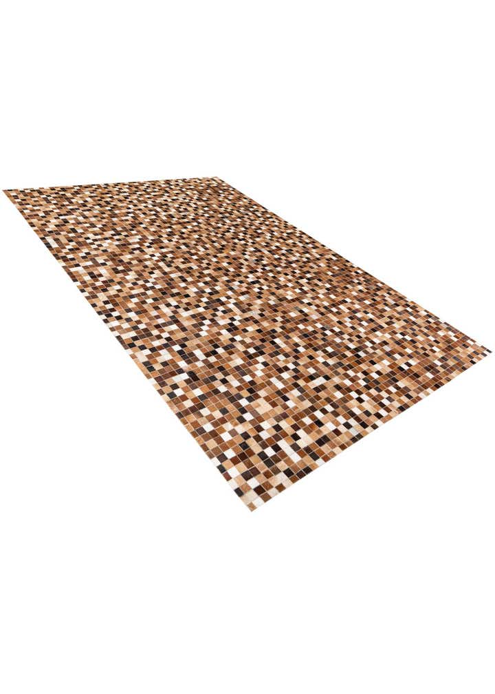 6' 7 x 9' 9 Cowhide Stocks Rug
