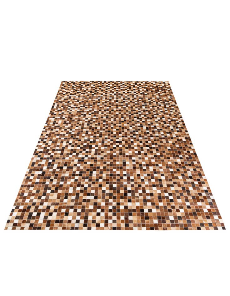 Detail image of 6' 7 x 9' 9 Cowhide Stocks Rug