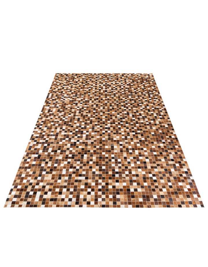 6' 7 x 9' 9 Cowhide Stocks Rug