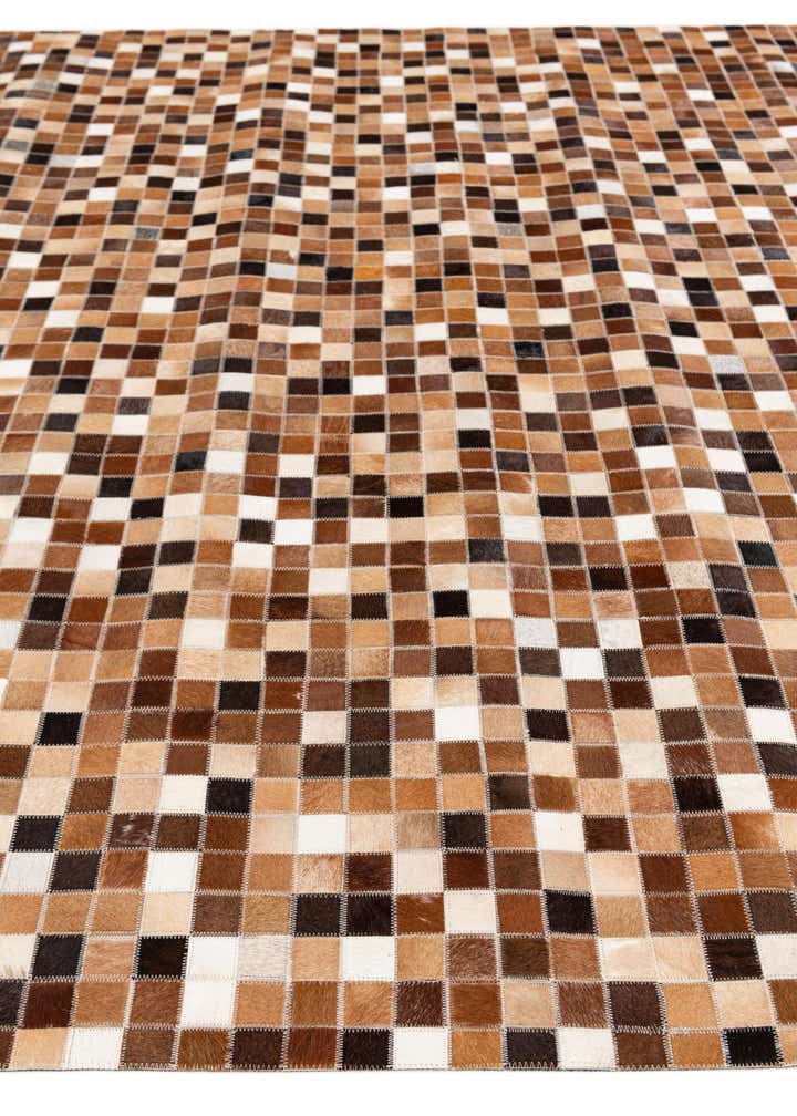6' 7 x 9' 9 Cowhide Stocks Rug