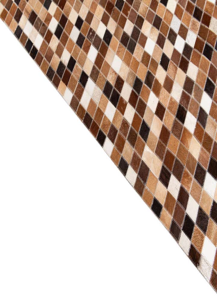 6' 7 x 9' 9 Cowhide Stocks Rug