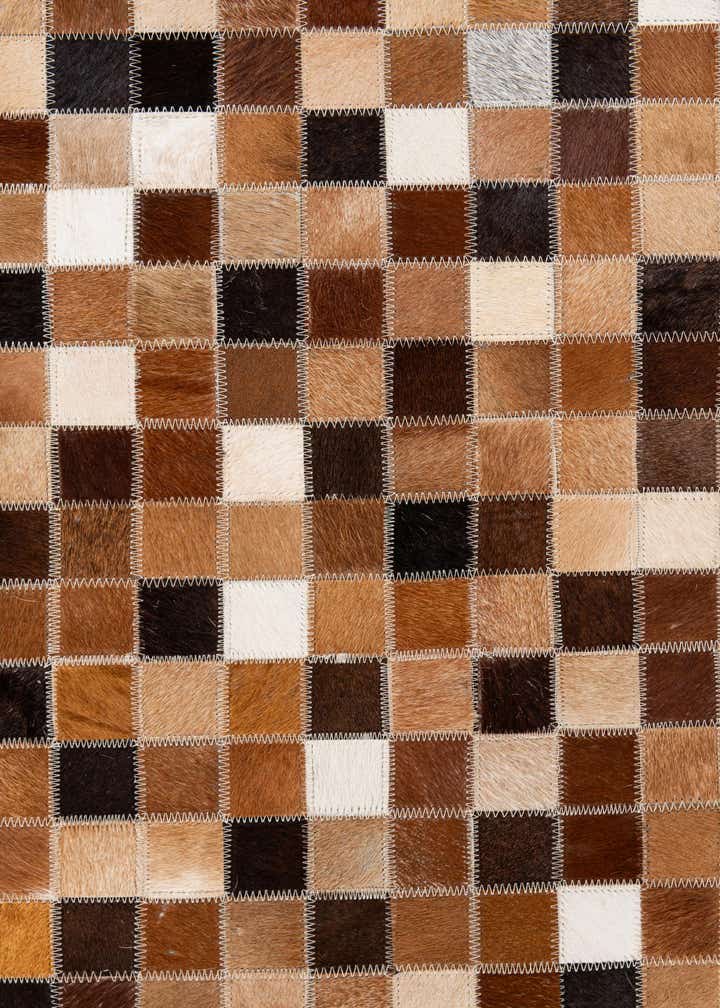6' 7 x 9' 9 Cowhide Stocks Rug