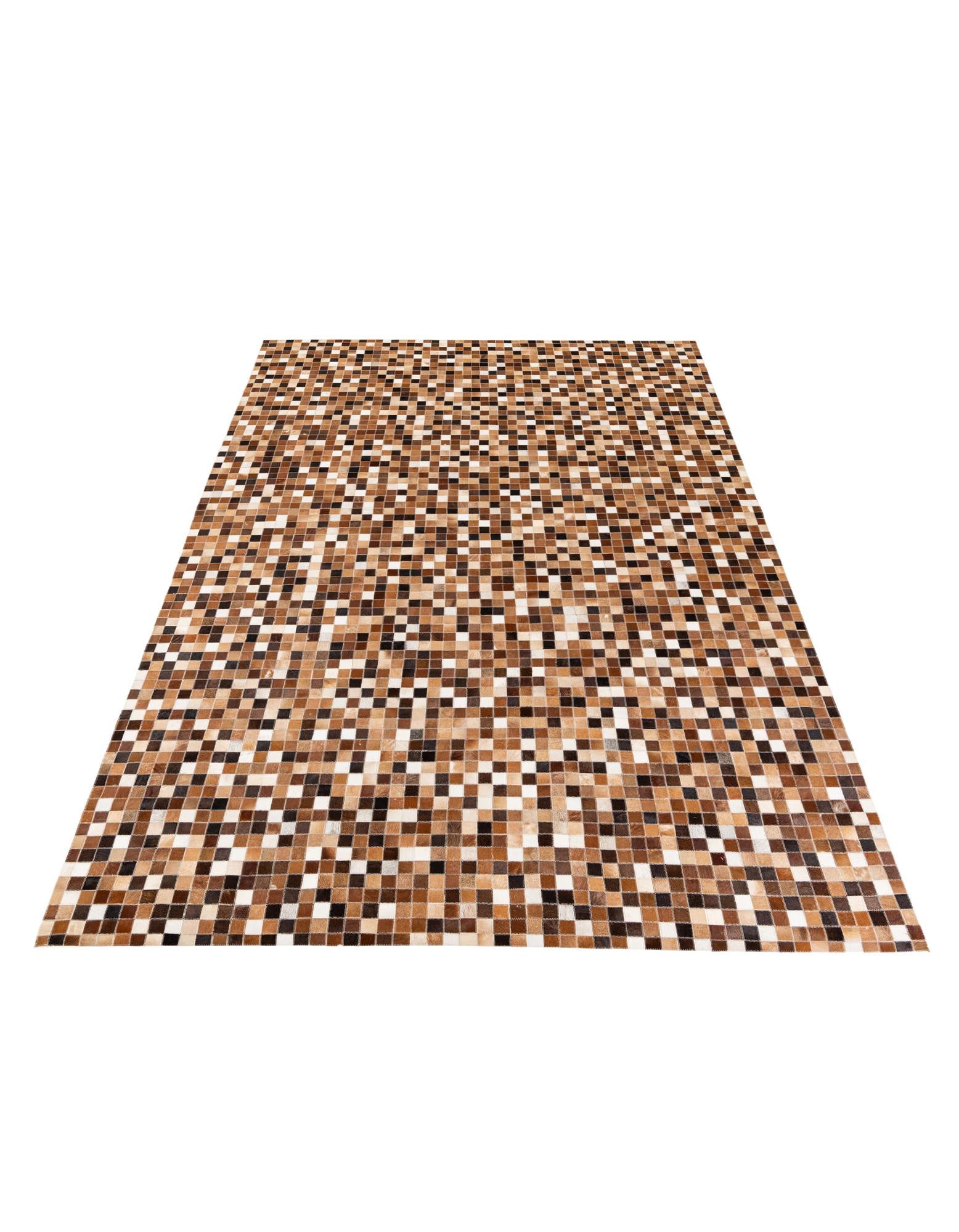 6' 9 x 9' 9 Cowhide Stocks Rug