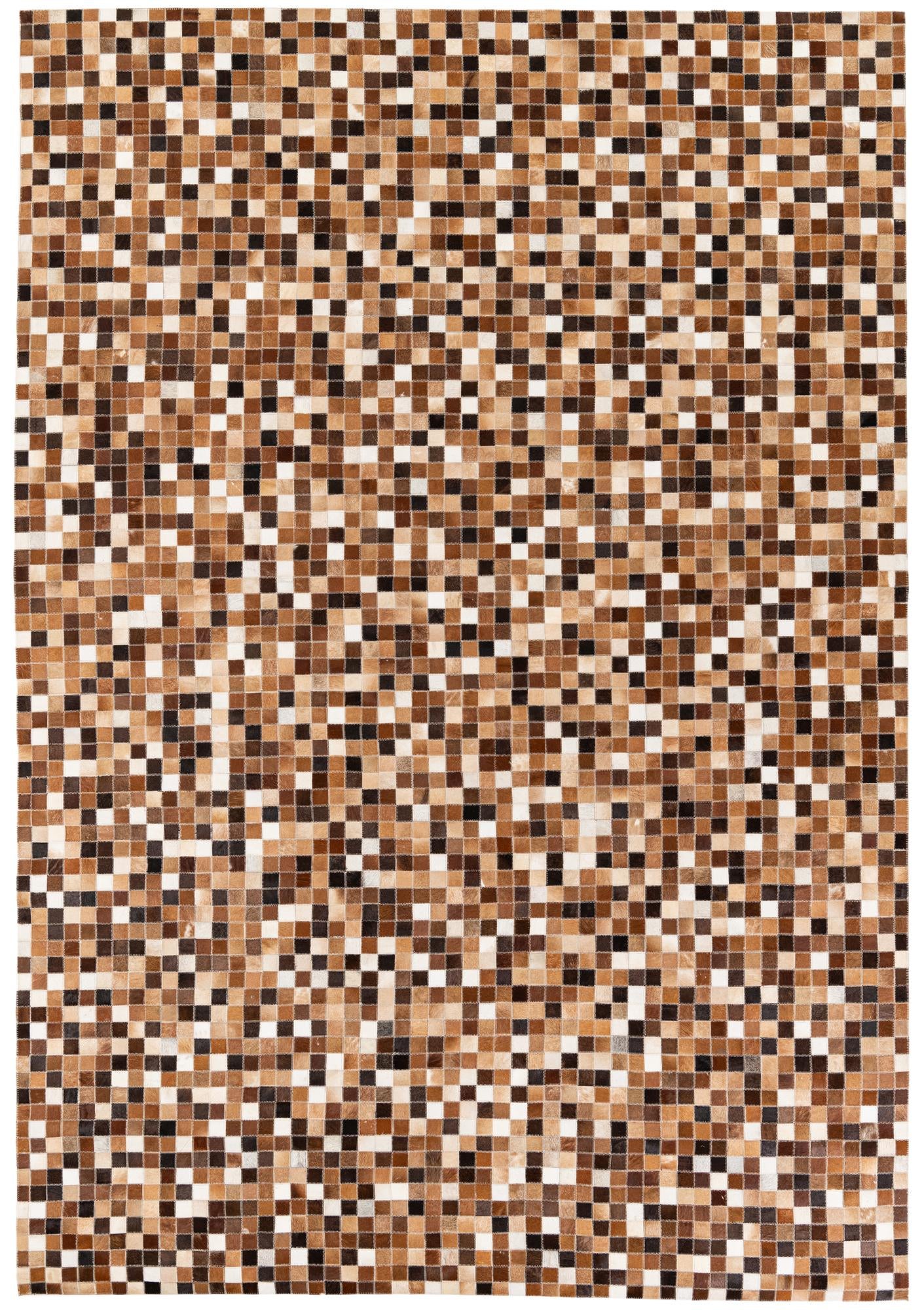 6' 9 x 9' 9 Cowhide Stocks Rug