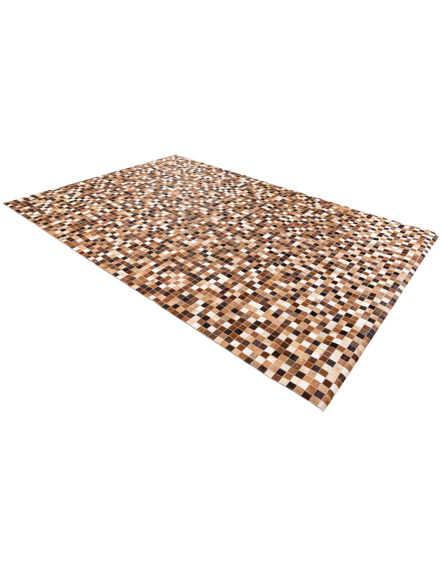 6' 8 x 9' 10 Cowhide Stocks Rug