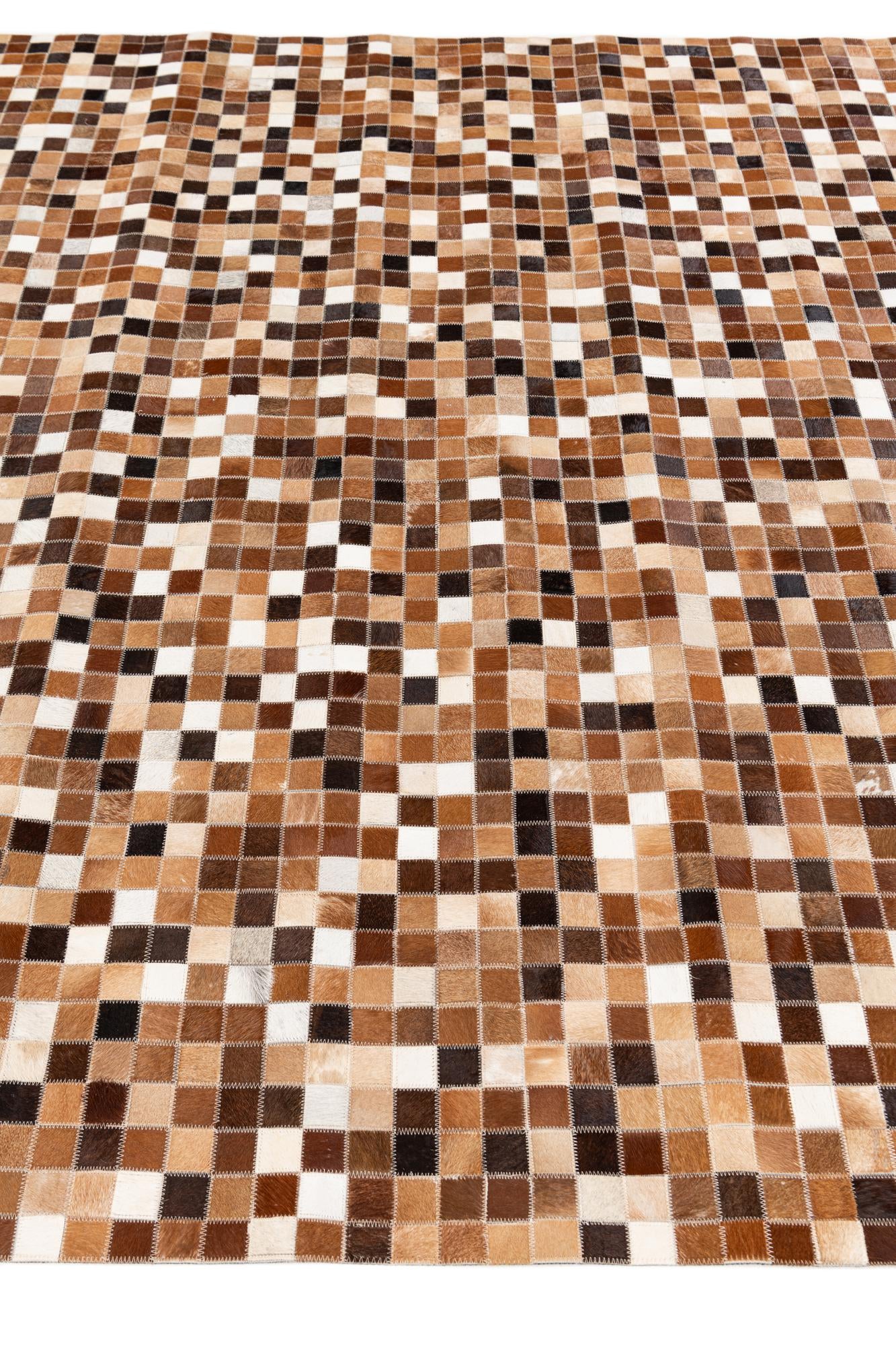 6' 8 x 9' 10 Cowhide Stocks Rug