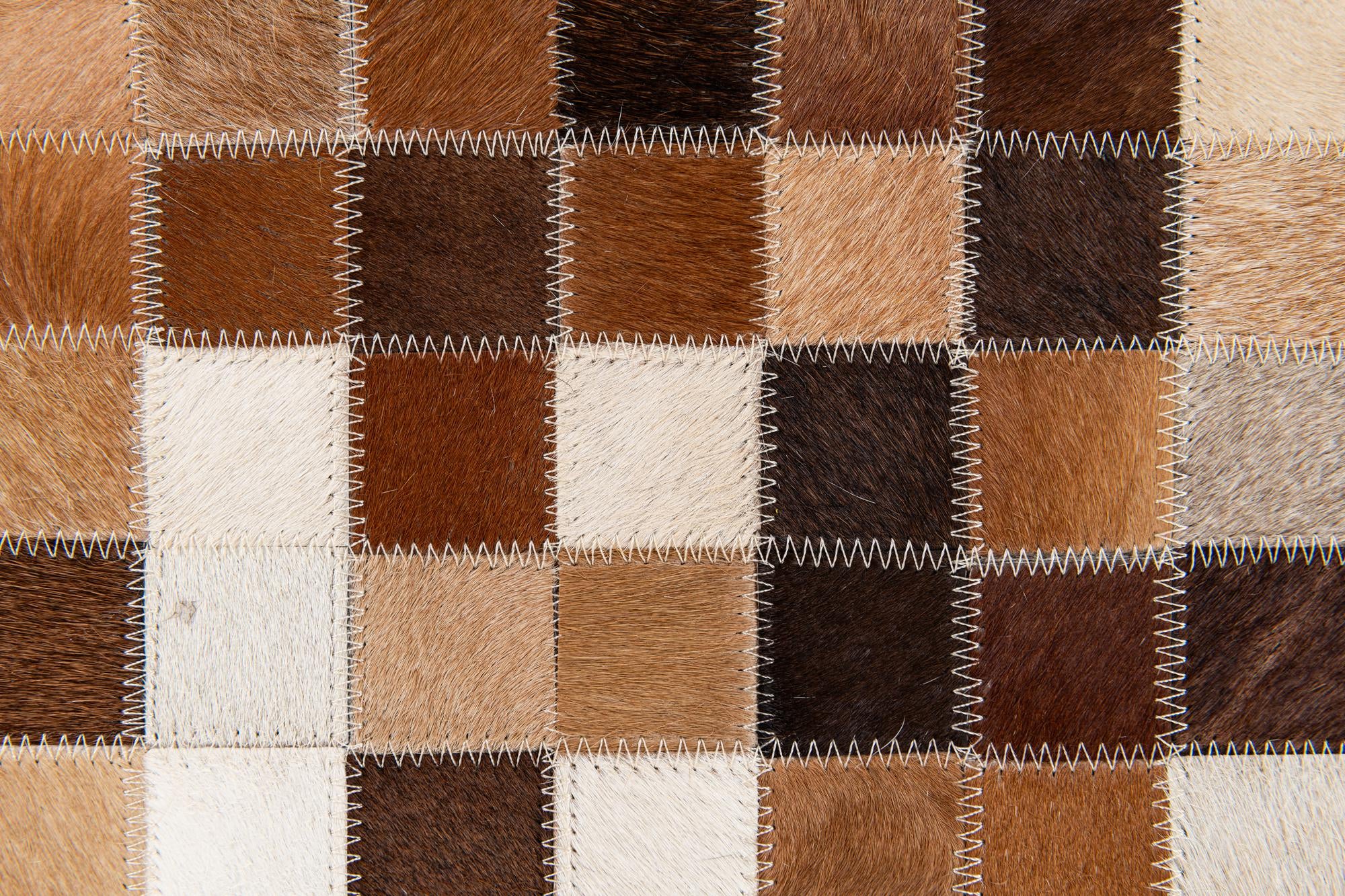 6' 8 x 9' 10 Cowhide Stocks Rug
