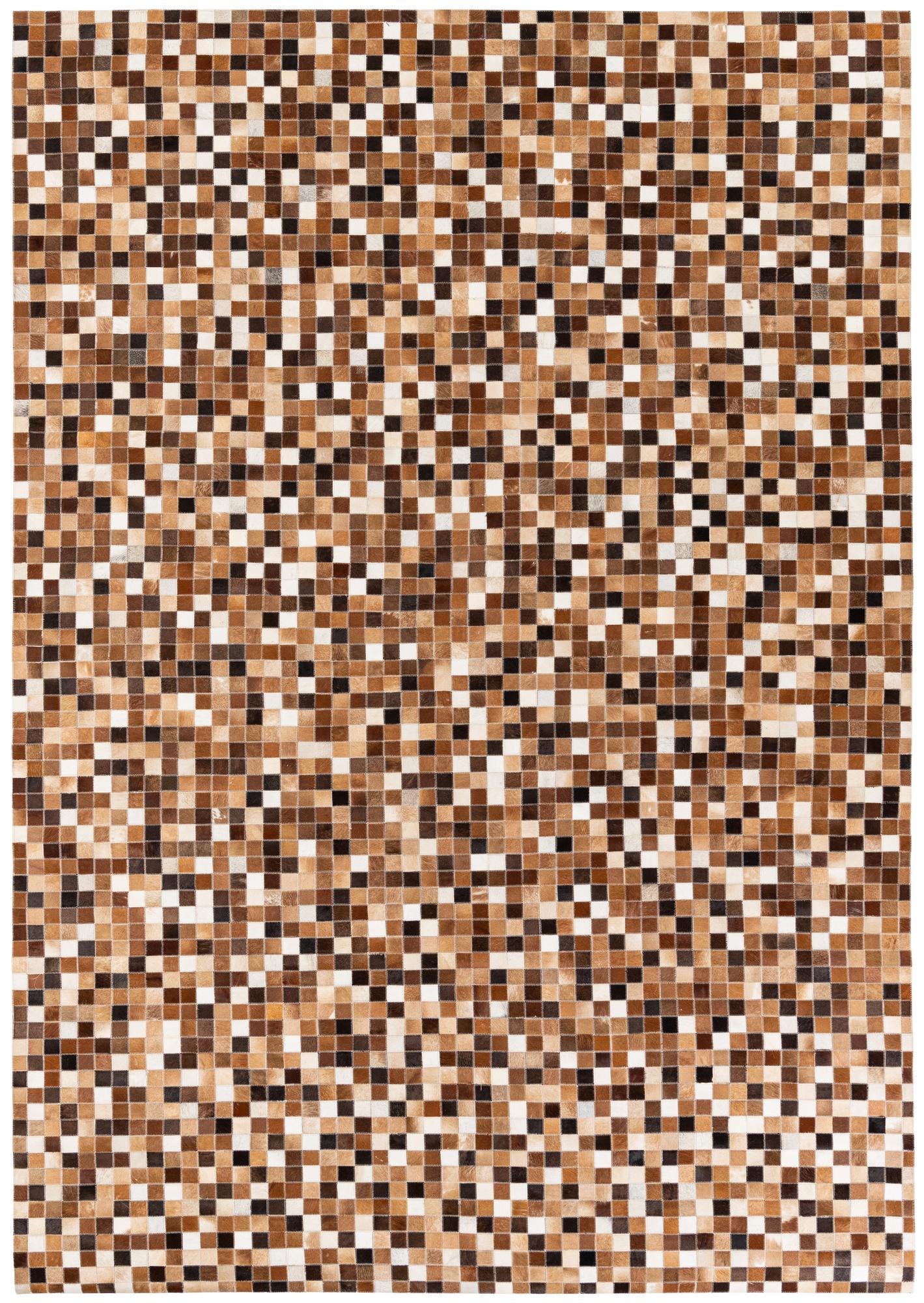 6' 8 x 9' 10 Cowhide Stocks Rug