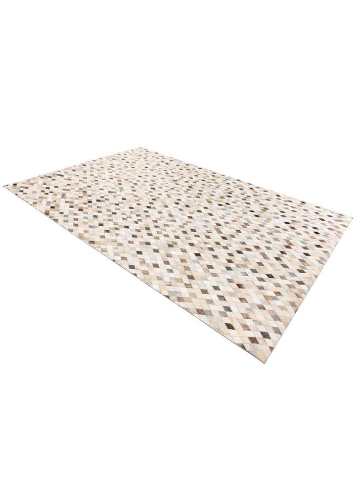 6' 7 x 9' 11 Cowhide Stocks Rug