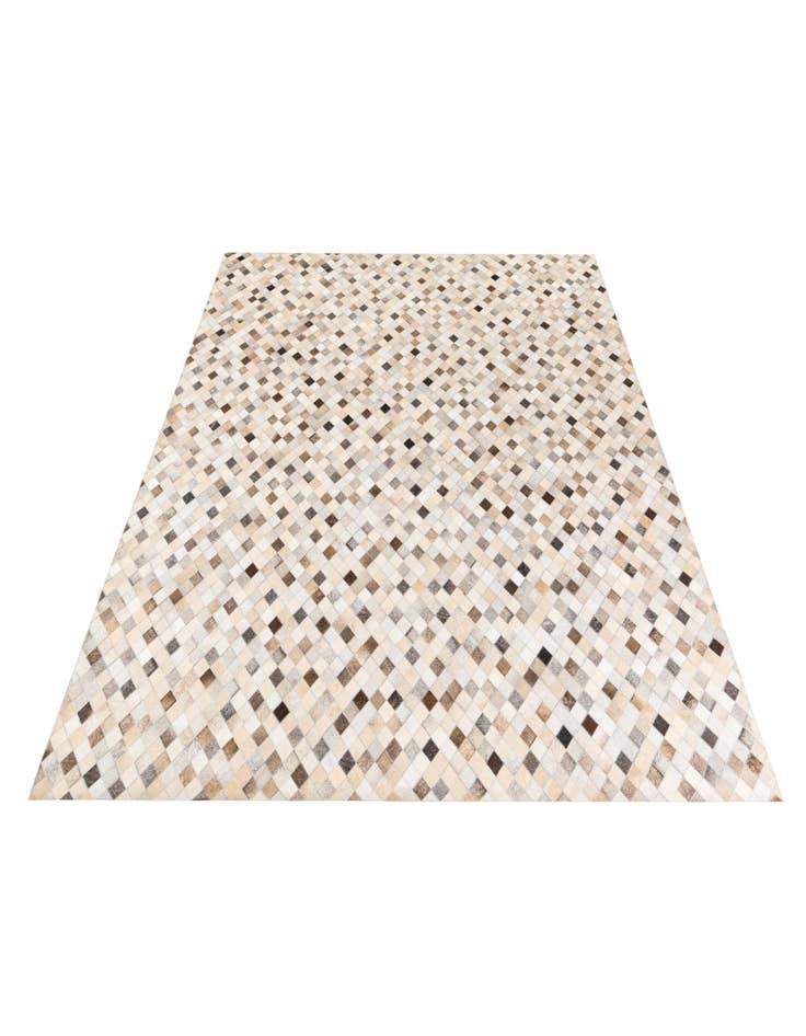 Detail image of 6' 7 x 9' 11 Cowhide Stocks Rug