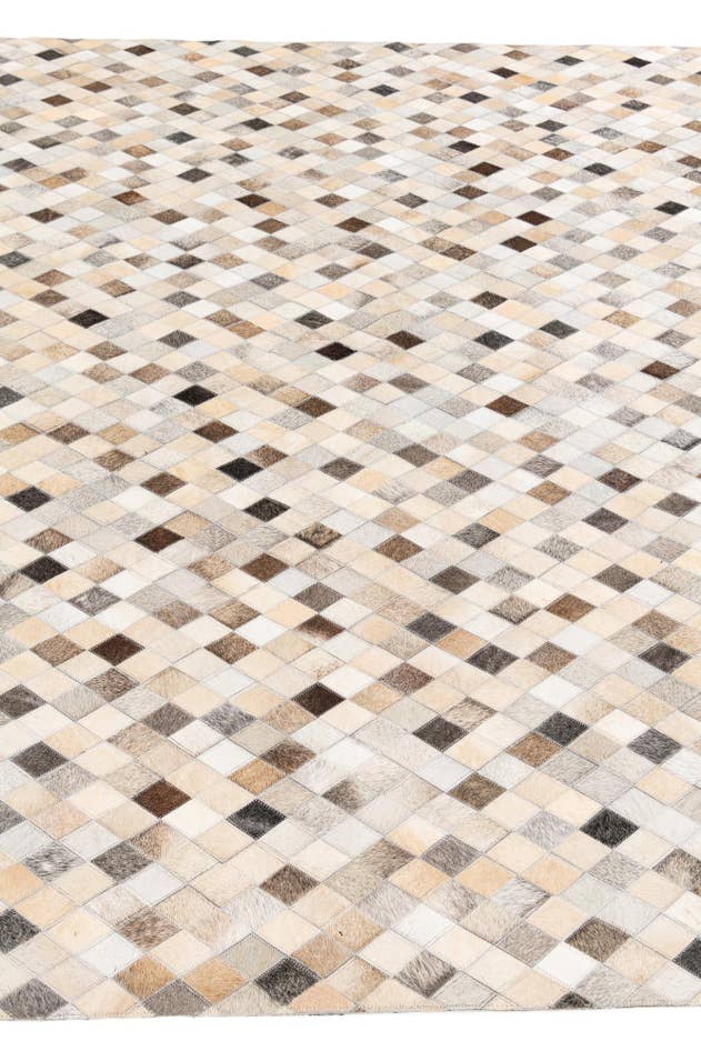 Detail image of 6' 7 x 9' 11 Cowhide Stocks Rug