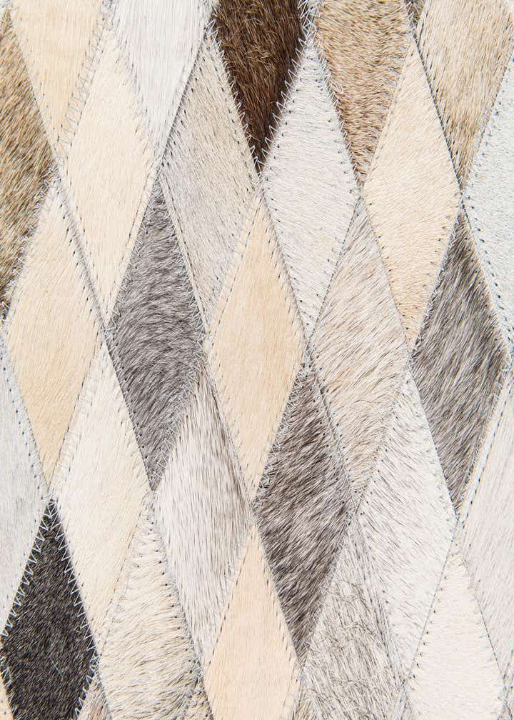 6' 7 x 9' 11 Cowhide Stocks Rug