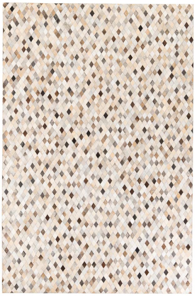 Detail image of 6' 7 x 9' 11 Cowhide Stocks Rug