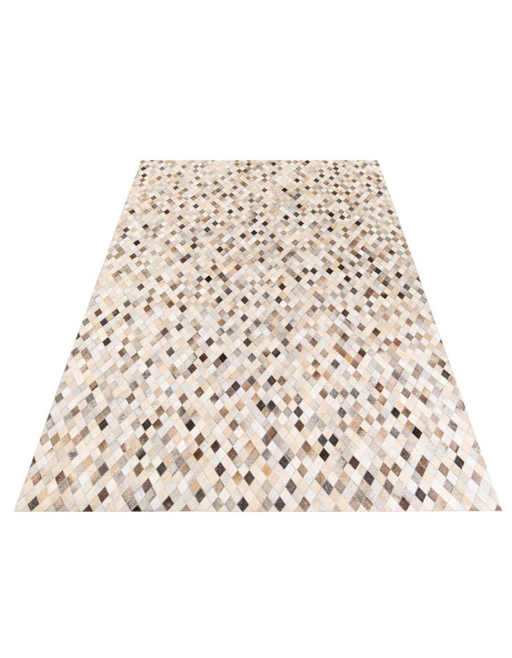 Detail image of 6' 7 x 9' 11 Cowhide Stocks Rug