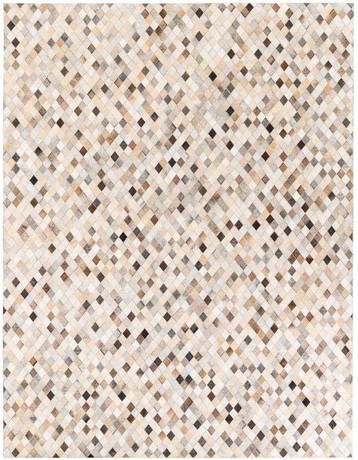 Detail image of 6' 7 x 9' 11 Cowhide Stocks Rug