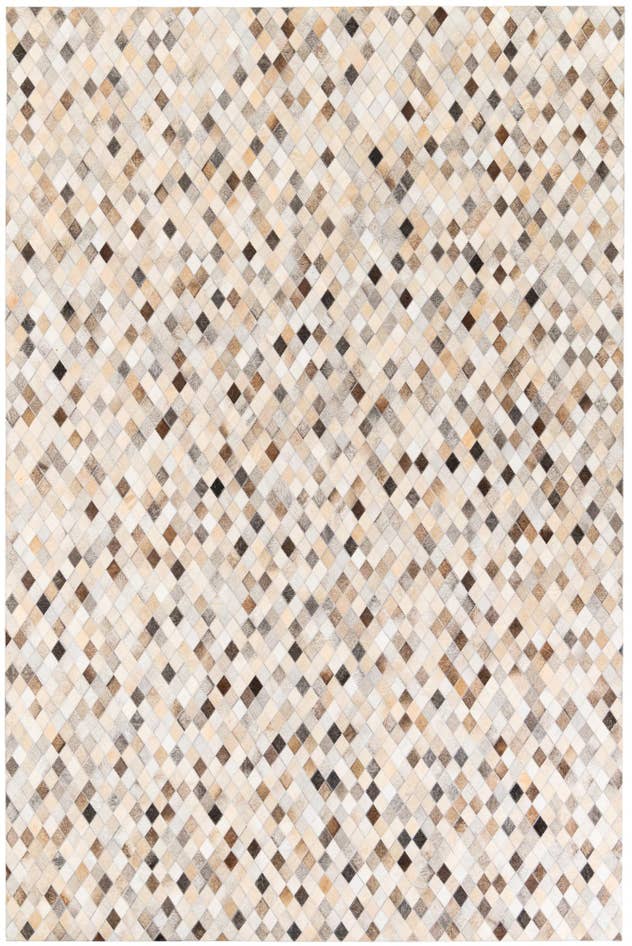 Detail image of 6' 7 x 9' 11 Cowhide Stocks Rug