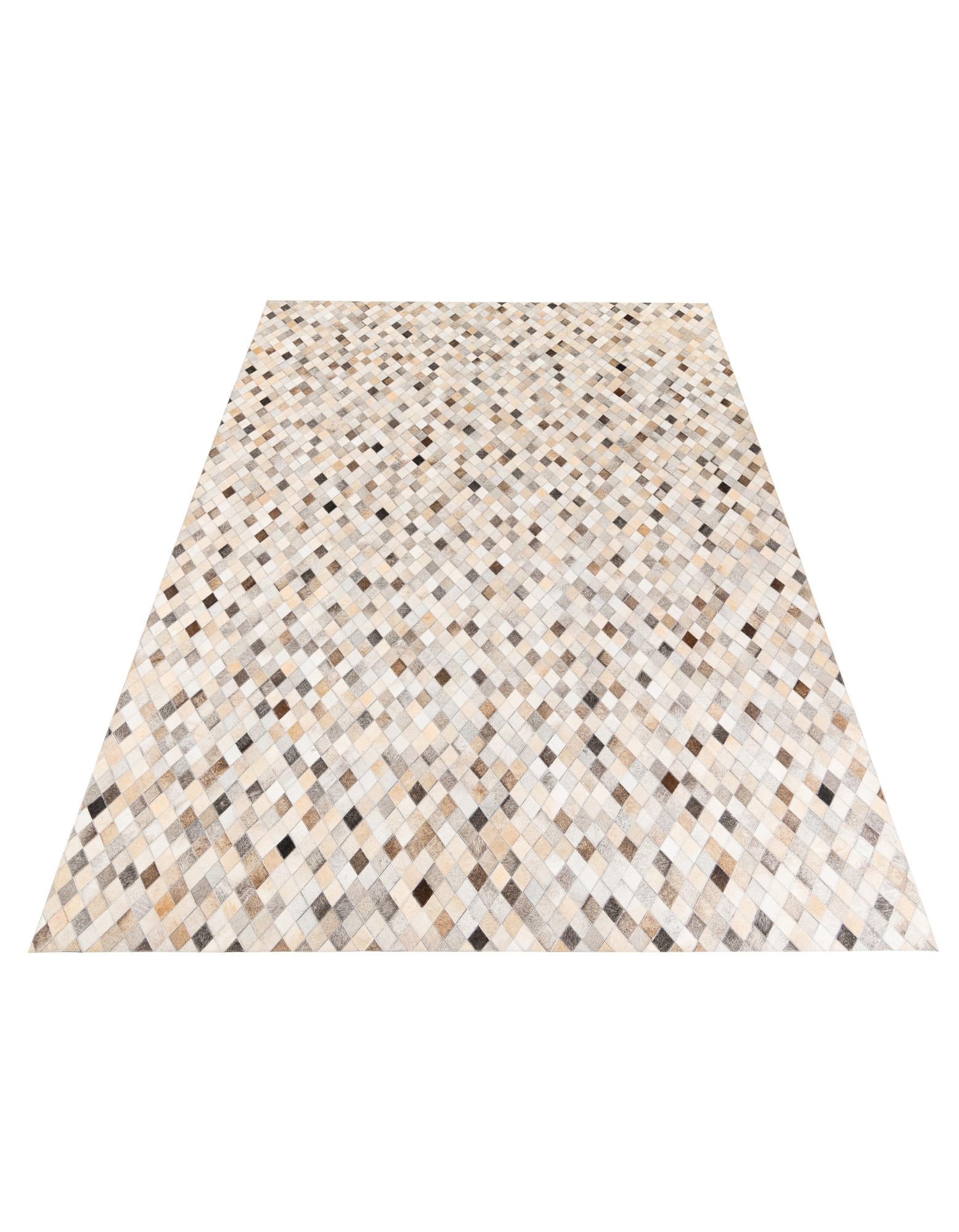 6' 8 x 9' 11 Cowhide Stocks Rug
