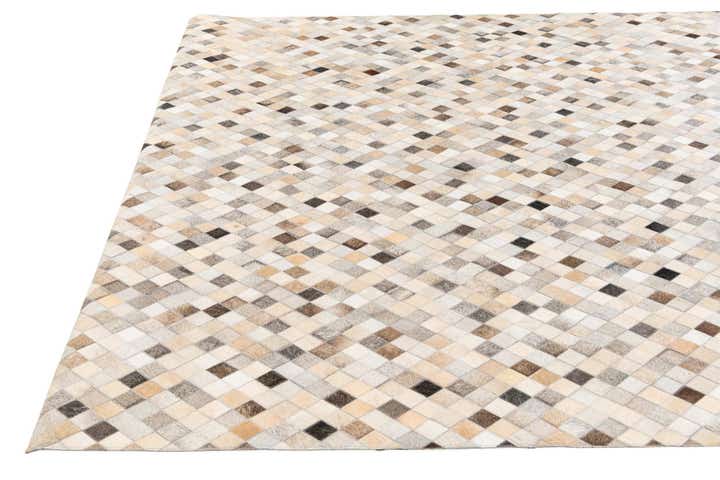 6' 8 x 9' 11 Cowhide Stocks Rug