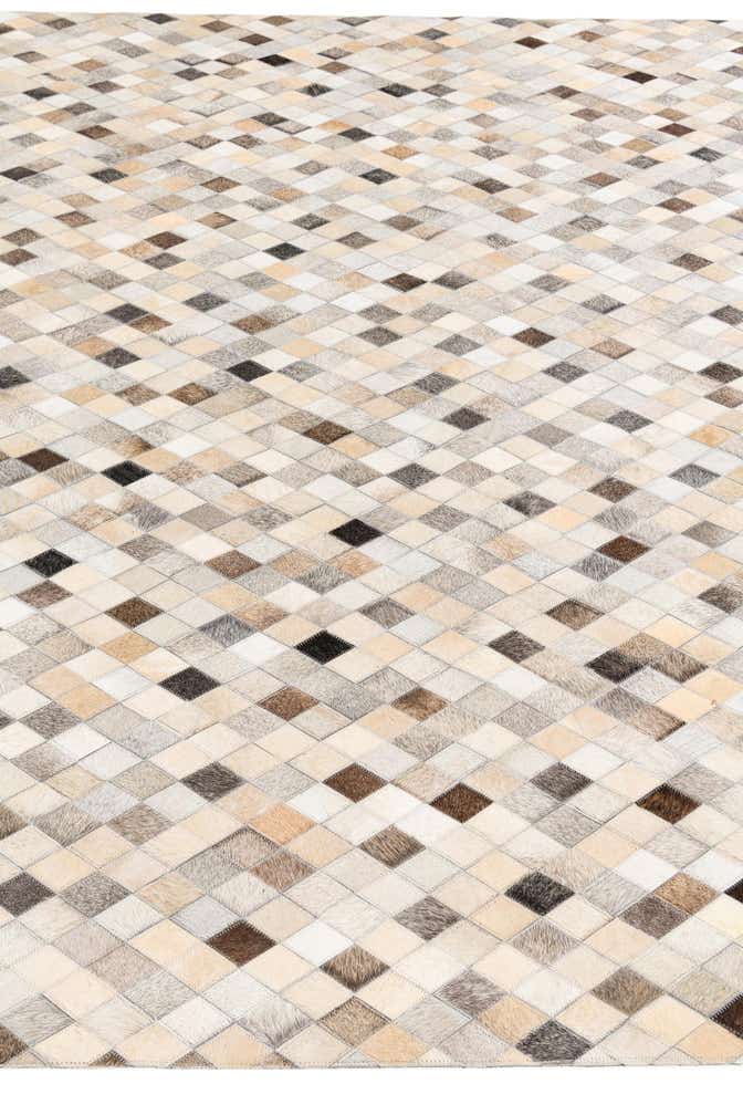 6' 8 x 9' 11 Cowhide Stocks Rug