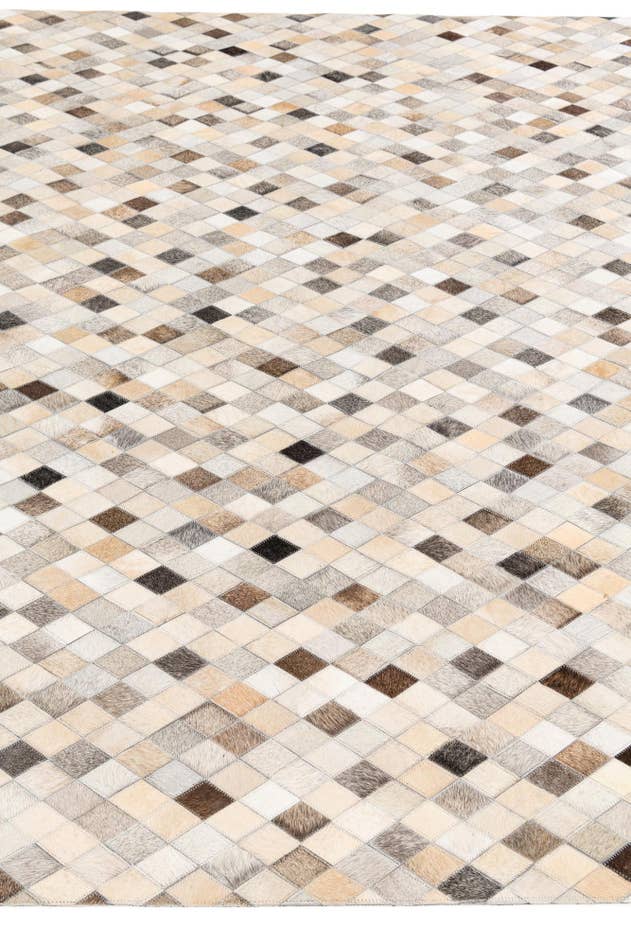 Detail image of 6' 8 x 9' 11 Cowhide Stocks Rug