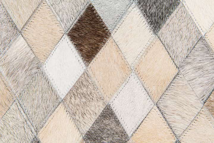 6' 8 x 9' 11 Cowhide Stocks Rug