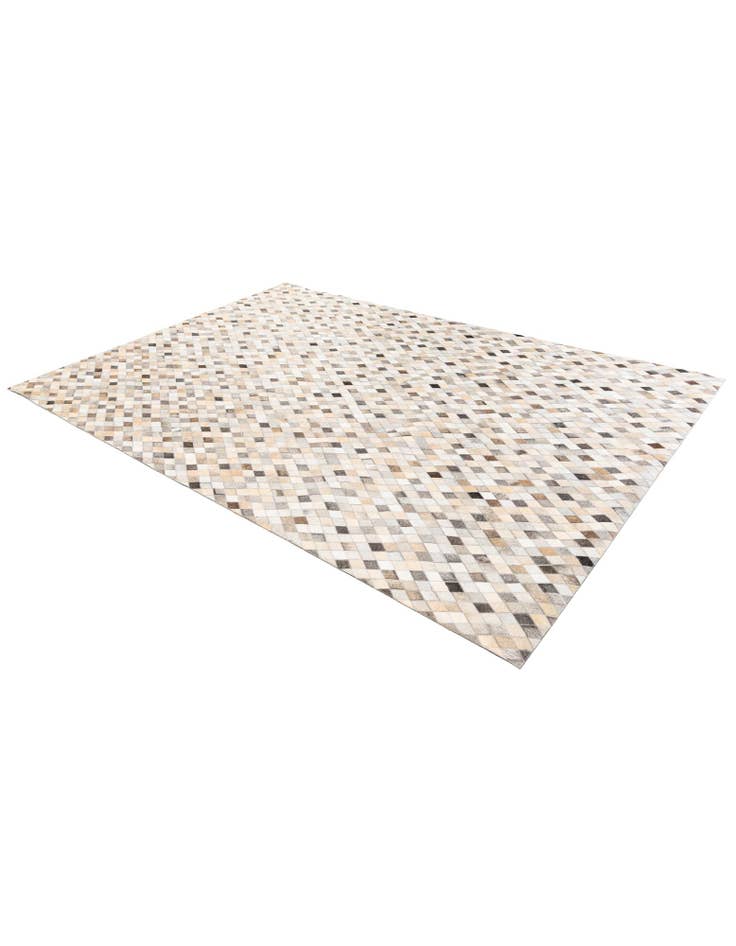Detail image of 6' 8 x 9' 9 Cowhide Stocks Rug