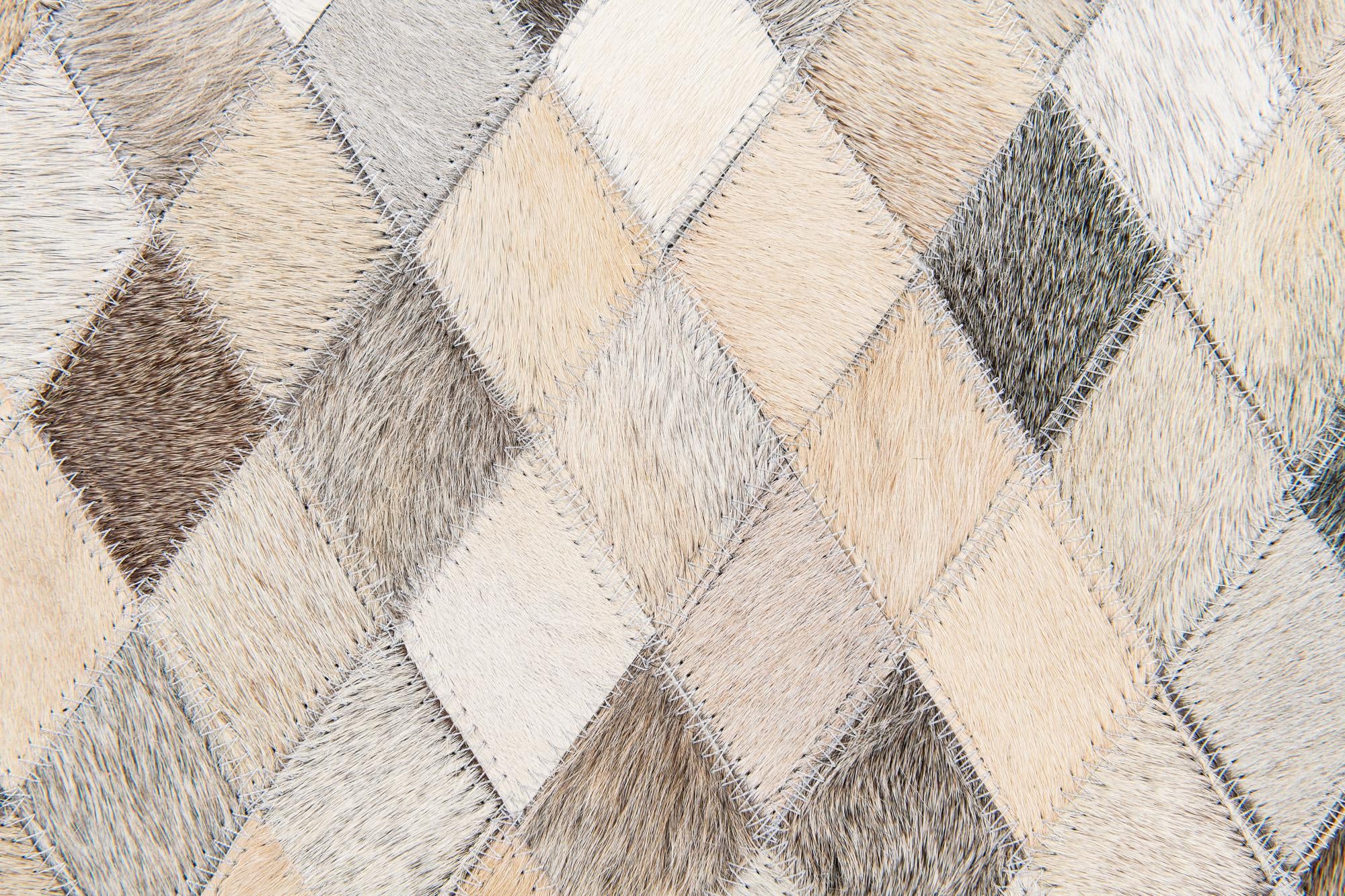 6' 8 x 9' 9 Cowhide Stocks Rug