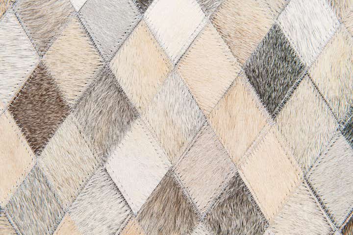 6' 8 x 9' 9 Cowhide Stocks Rug