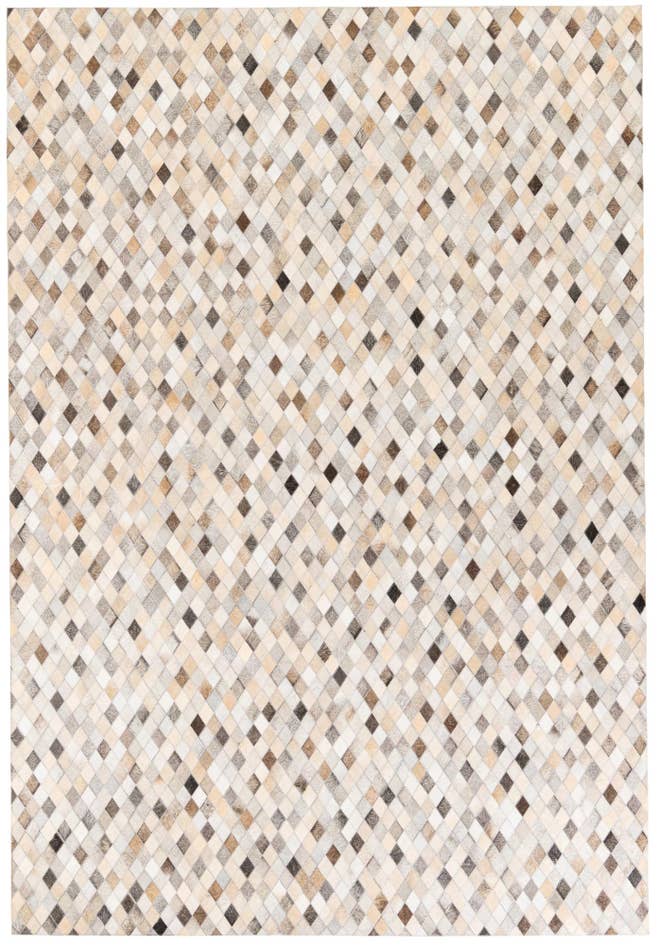 Detail image of 6' 8 x 9' 9 Cowhide Stocks Rug