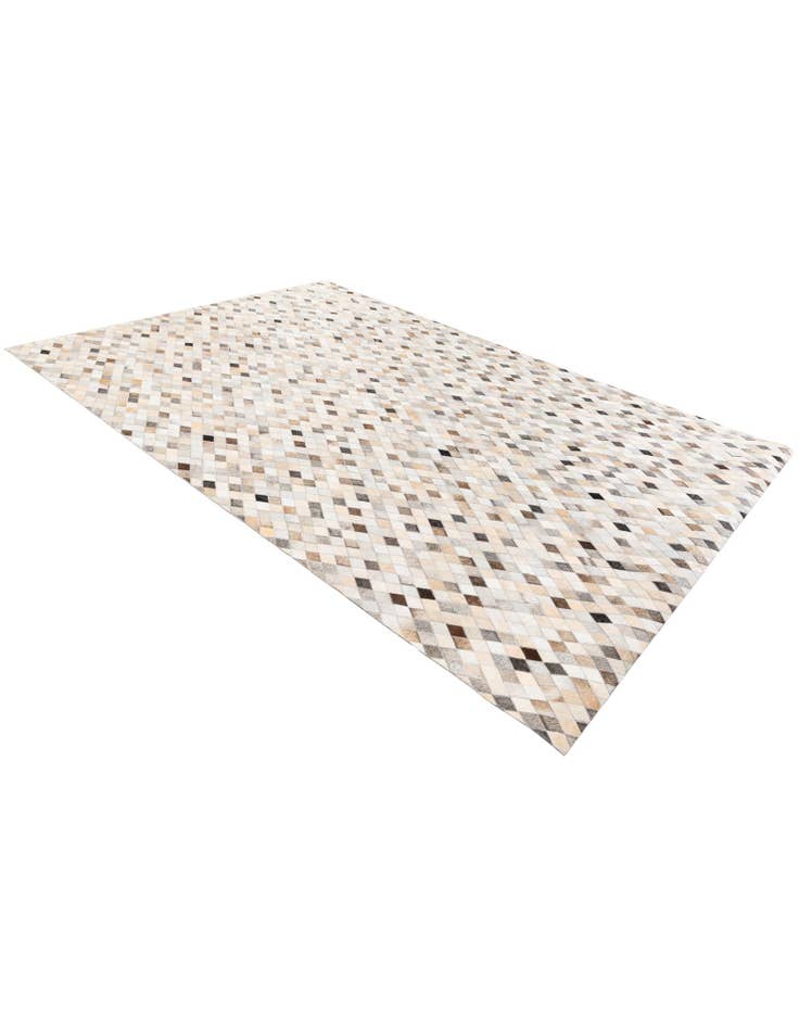 Detail image of 6' 8 x 9' 9 Cowhide Stocks Rug