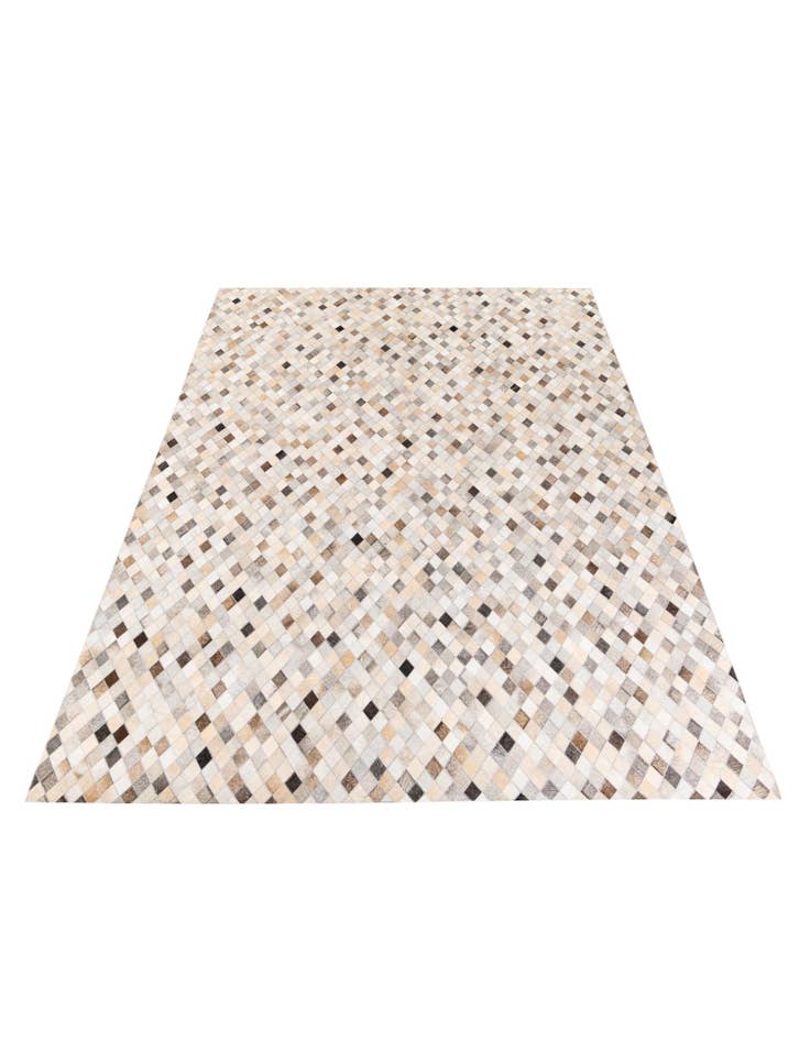 Detail image of 6' 8 x 9' 9 Cowhide Stocks Rug
