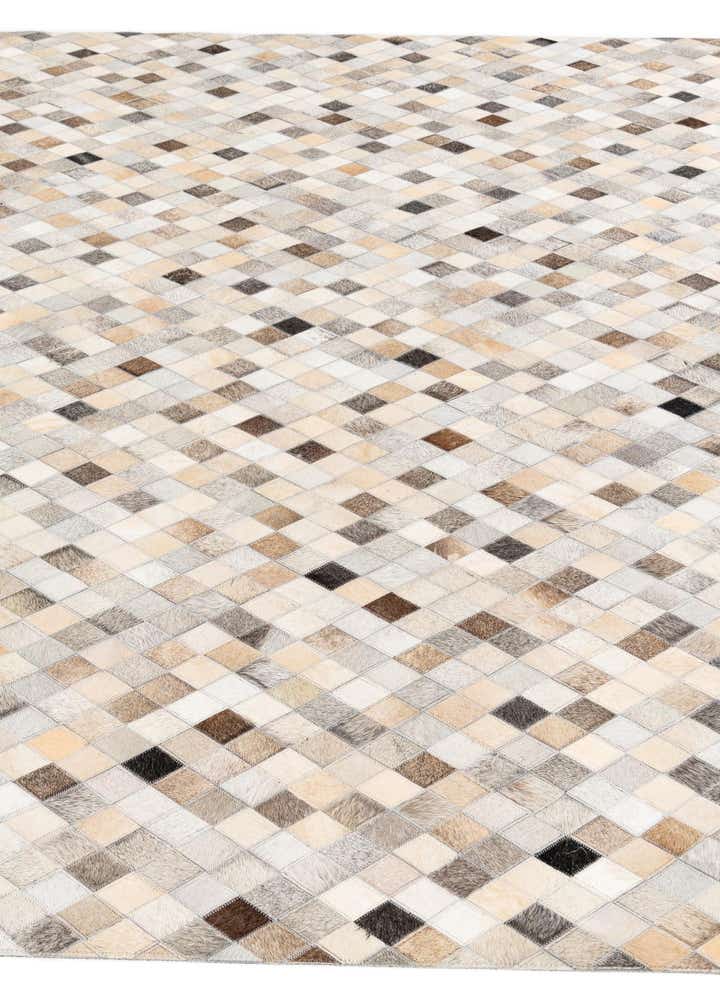 6' 8 x 9' 9 Cowhide Stocks Rug